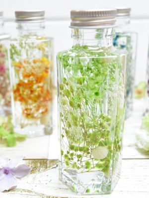 Baby S Breath グリーン ハーバリウム 送料無料 プリザーブドフラワーの通販はフルールドゥマカロン