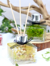 アロマリウム スクエアショート ピンク ベイビーローズの香り 送料無料 プリザーブドフラワーの通販はフルールドゥマカロン